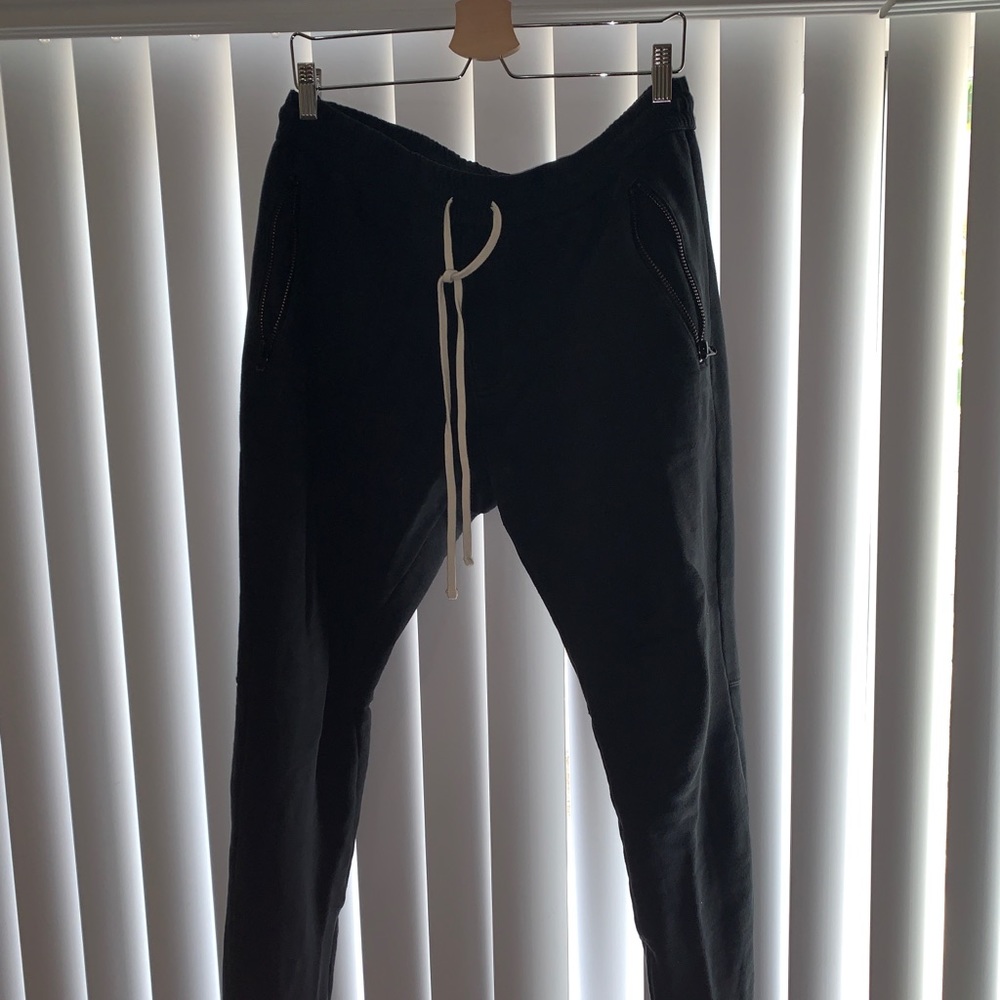 Fear of God Chinchilla Black Zipper pants